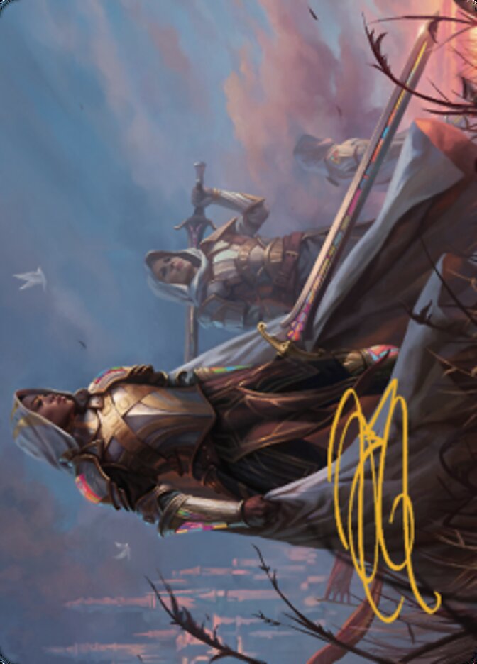 Danitha, Benalia's Hope Art Card (Gold-Stamped Signature) [Dominaria United Art Series] | Good Games Cannington