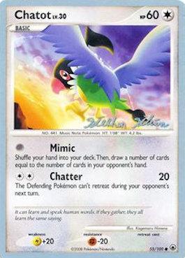 Chatot (55/100) (Luxdrill - Stephen Silvestro) [World Championships 2009] | Good Games Cannington