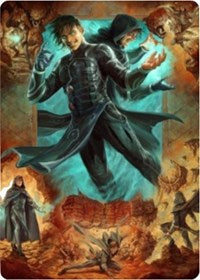 Jace, Mirror Mage 2 Art Card [Zendikar Rising Art Series] | Good Games Cannington
