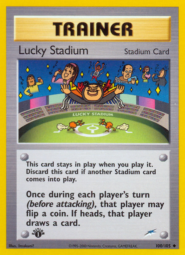 Lucky Stadium (100/105) [Neo Destiny 1st Edition] | Good Games Cannington