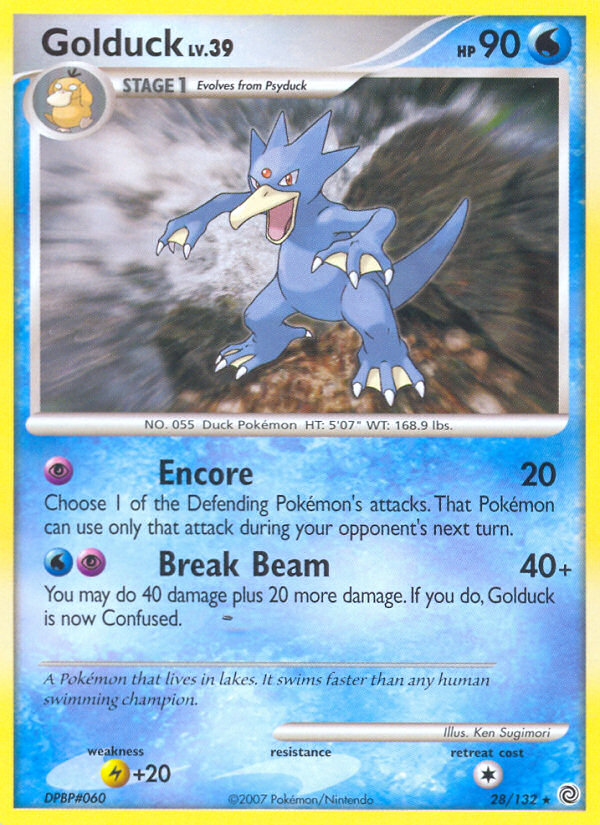 Golduck (28/132) [Diamond & Pearl: Secret Wonders] | Good Games Cannington