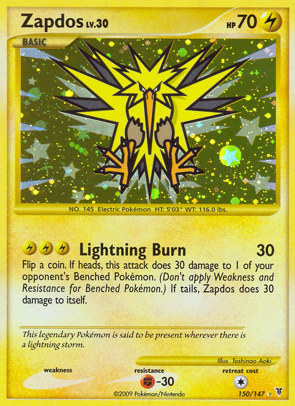 Zapdos (150/147) [Platinum: Supreme Victors] | Good Games Cannington