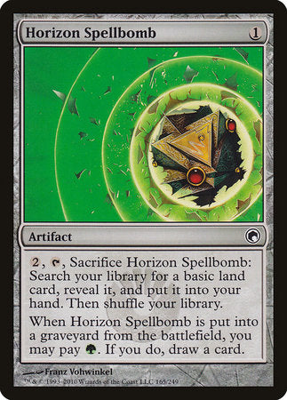 Horizon Spellbomb [Scars of Mirrodin] | Good Games Cannington