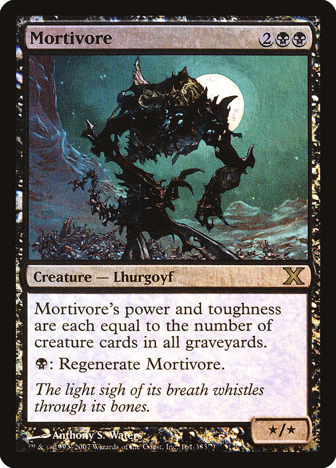 Mortivore (Premium Foil) [Tenth Edition] | Good Games Cannington