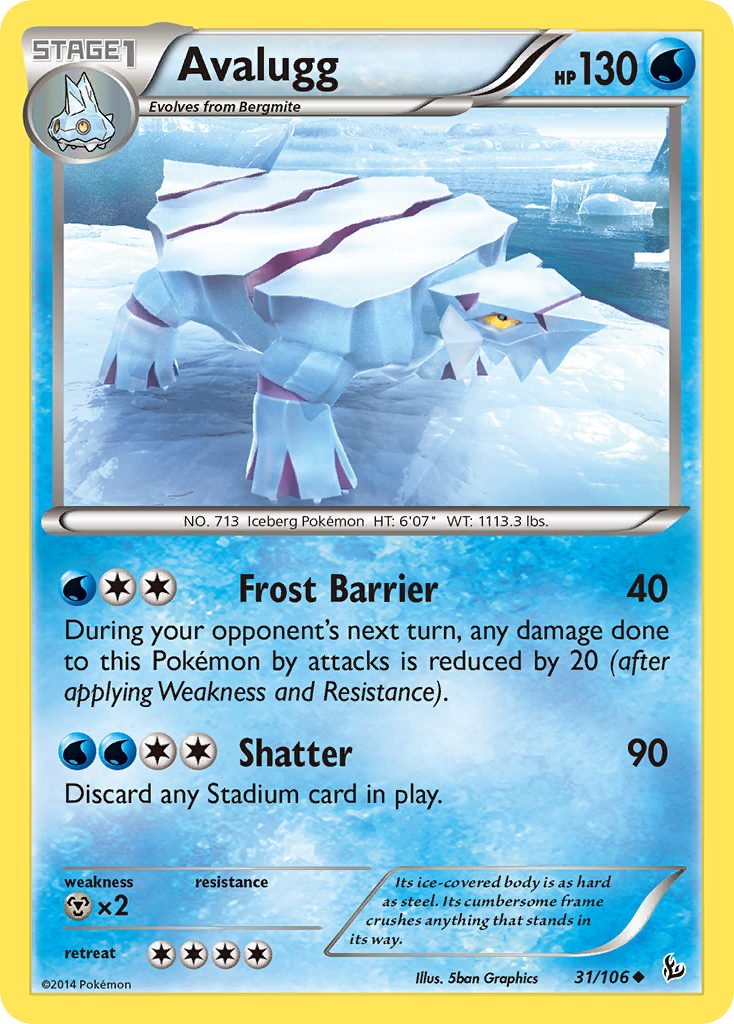 Avalugg (31/106) [XY: Flashfire] | Good Games Cannington