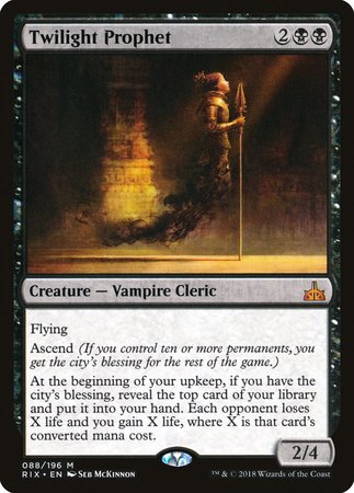 Twilight Prophet [Rivals of Ixalan] | Good Games Cannington