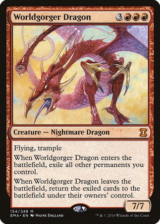 Worldgorger Dragon [Eternal Masters] | Good Games Cannington