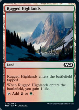 Rugged Highlands [Core Set 2021] | Good Games Cannington