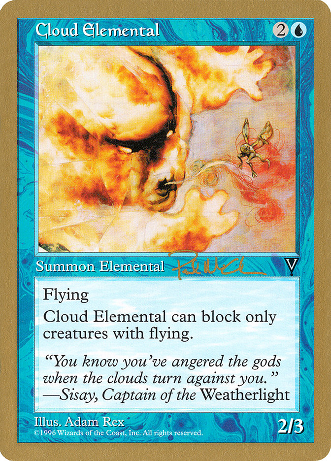 Cloud Elemental (Paul McCabe) [World Championship Decks 1997] | Good Games Cannington
