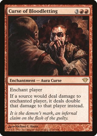 Curse of Bloodletting [Dark Ascension] | Good Games Cannington