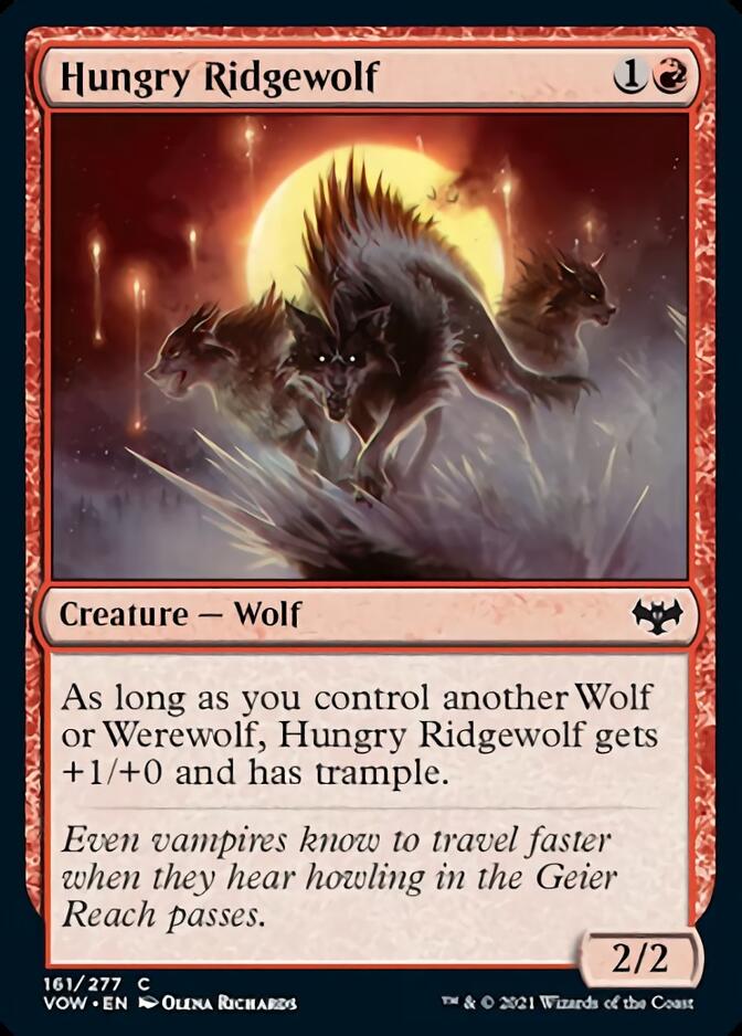 Hungry Ridgewolf [Innistrad: Crimson Vow] | Good Games Cannington