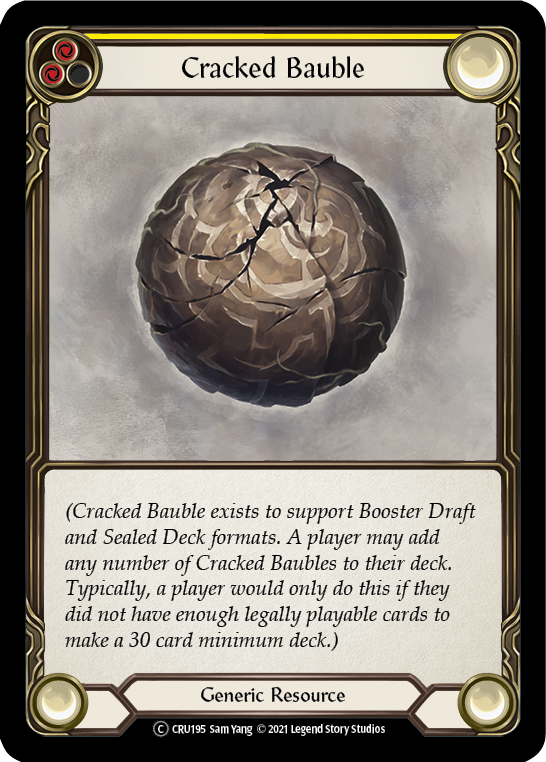 Cracked Bauble [U-CRU195-RF] Unlimited Rainbow Foil | Good Games Cannington