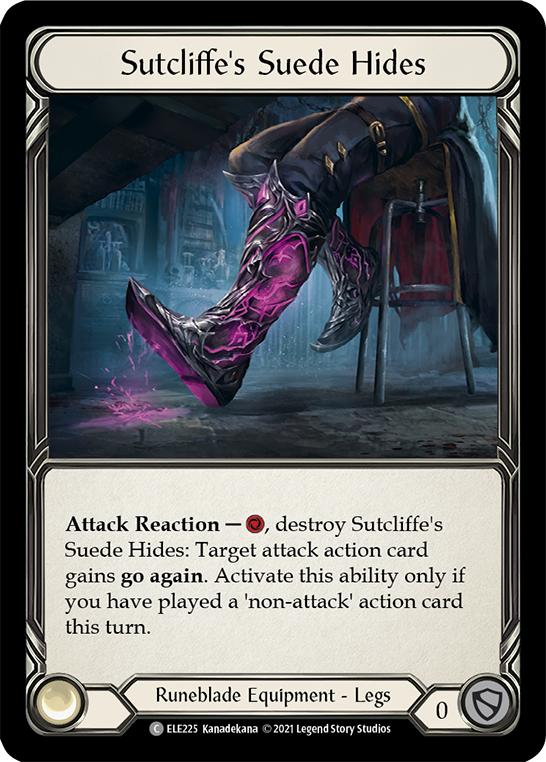 Sutcliffe's Suede Hides [ELE225] (Tales of Aria)  1st Edition Normal | Good Games Cannington