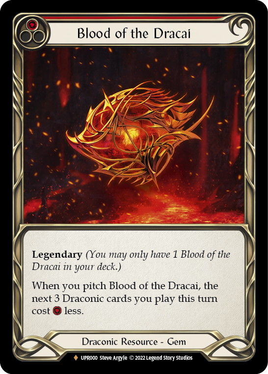 Blood of the Dracai [UPR000] (Uprising)  Rainbow Foil | Good Games Cannington