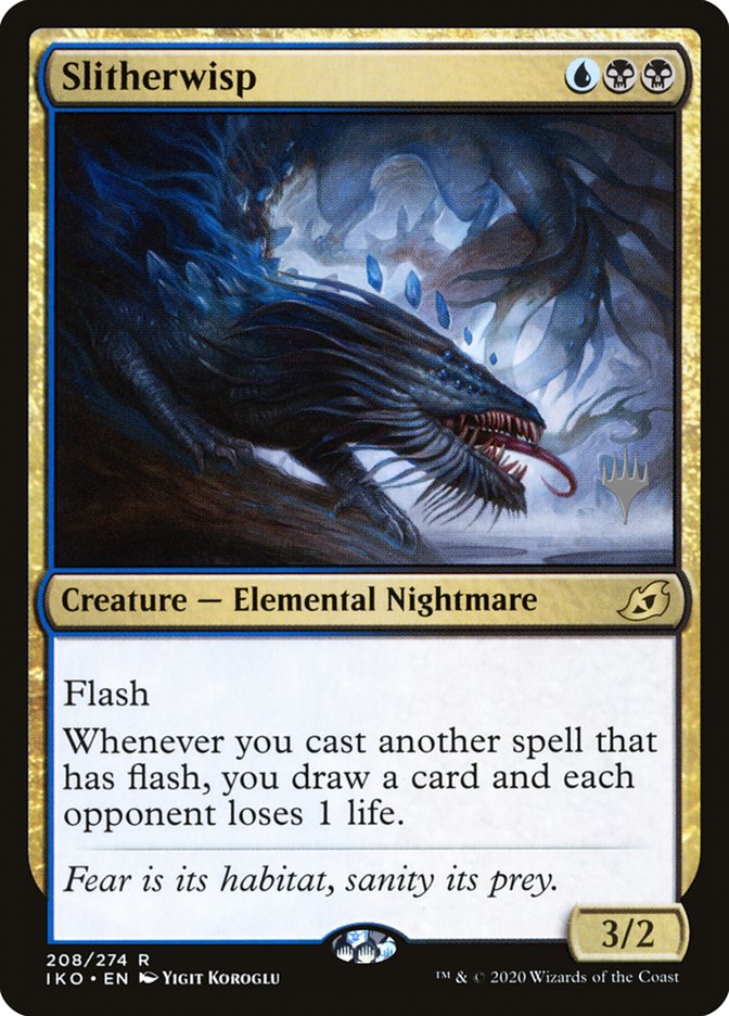 Slitherwisp (Promo Pack) [Ikoria: Lair of Behemoths Promos] | Good Games Cannington