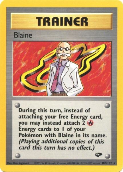 Blaine (100/132) [Gym Challenge Unlimited] | Good Games Cannington