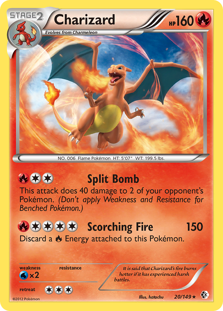 Charizard (20/149) [Black & White: Boundaries Crossed] | Good Games Cannington