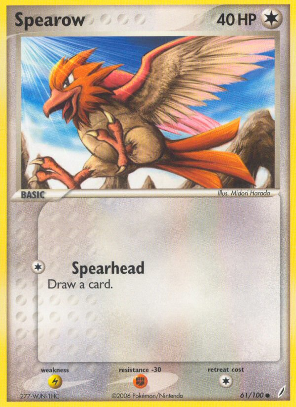 Spearow (61/100) [EX: Crystal Guardians] | Good Games Cannington