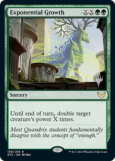 Exponential Growth (Promo Pack) [Strixhaven: School of Mages Promos] | Good Games Cannington