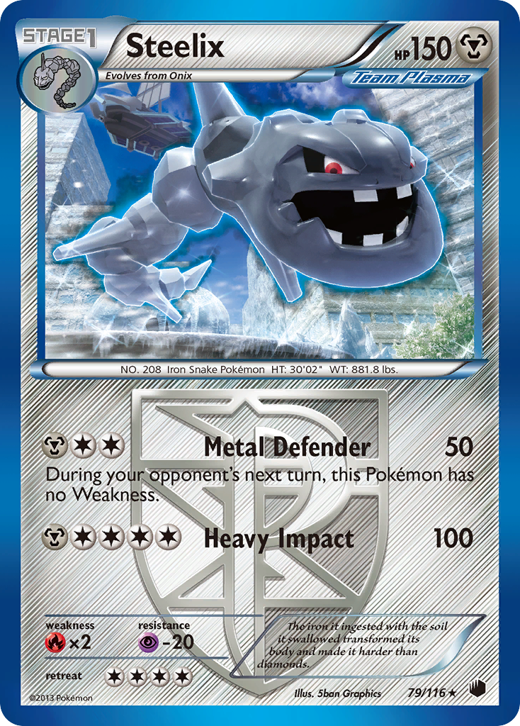 Steelix (79/116) [Black & White: Plasma Freeze] | Good Games Cannington