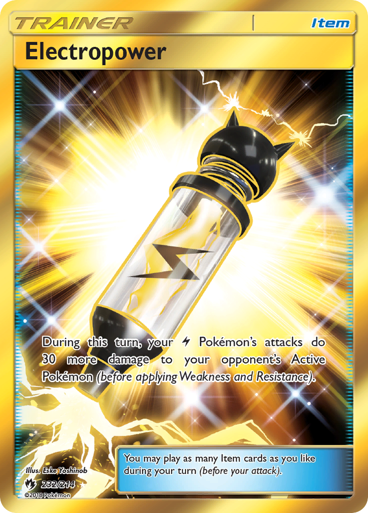 Electropower (232/214) [Sun & Moon: Lost Thunder] | Good Games Cannington