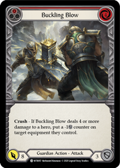Buckling Blow (Red) [U-WTR057] (Welcome to Rathe Unlimited)  Unlimited Rainbow Foil | Good Games Cannington