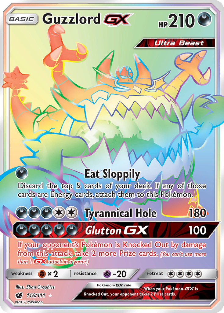 Guzzlord GX (116/111) [Sun & Moon: Crimson Invasion] | Good Games Cannington