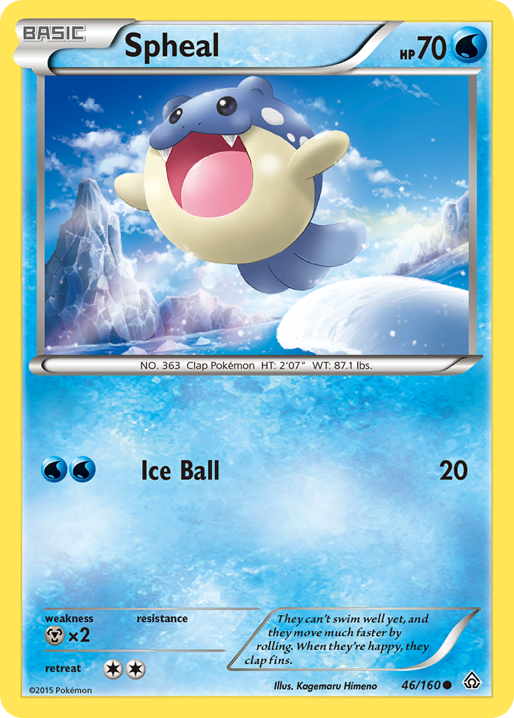 Spheal (46/160) [XY: Primal Clash] | Good Games Cannington