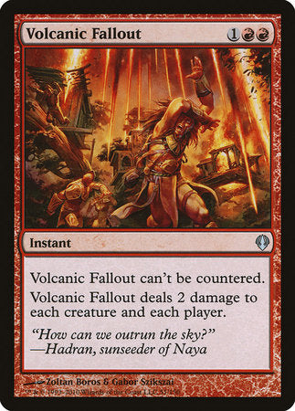 Volcanic Fallout [Archenemy] | Good Games Cannington