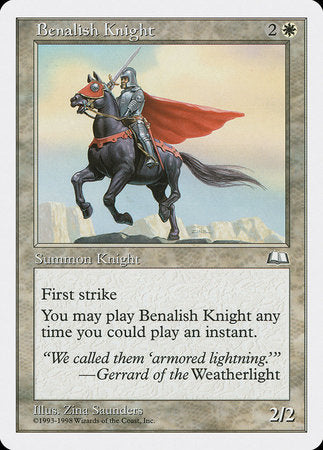 Benalish Knight [Anthologies] | Good Games Cannington
