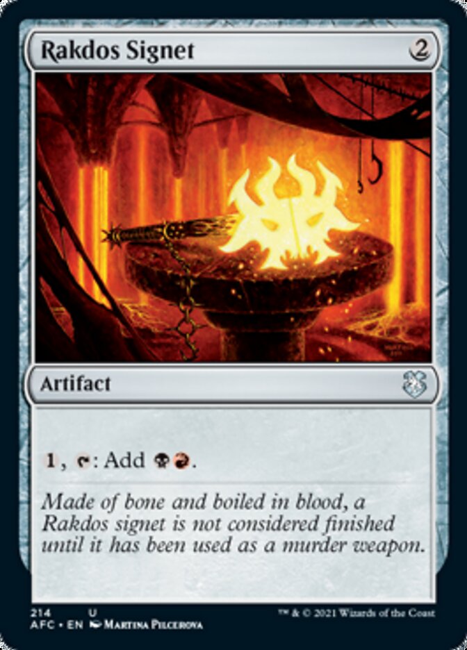 Rakdos Signet [Dungeons & Dragons: Adventures in the Forgotten Realms Commander] | Good Games Cannington