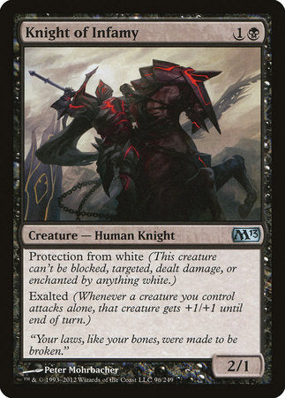 Knight of Infamy [Magic 2013] | Good Games Cannington
