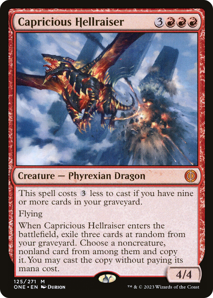 Capricious Hellraiser [Phyrexia: All Will Be One] | Good Games Cannington