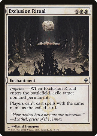 Exclusion Ritual [New Phyrexia] | Good Games Cannington