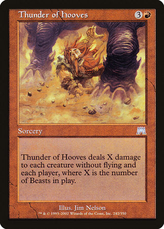 Thunder of Hooves [Onslaught] | Good Games Cannington