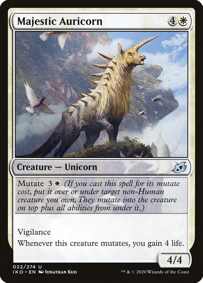 Majestic Auricorn [Ikoria: Lair of Behemoths] | Good Games Cannington
