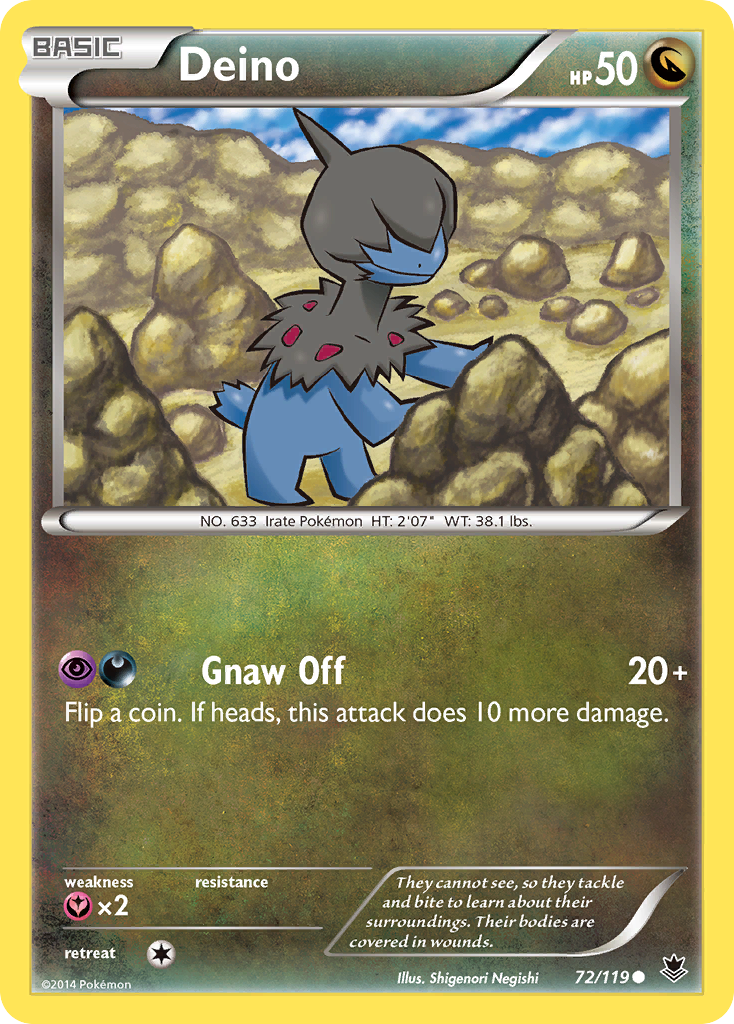 Deino (72/119) [XY: Phantom Forces] | Good Games Cannington