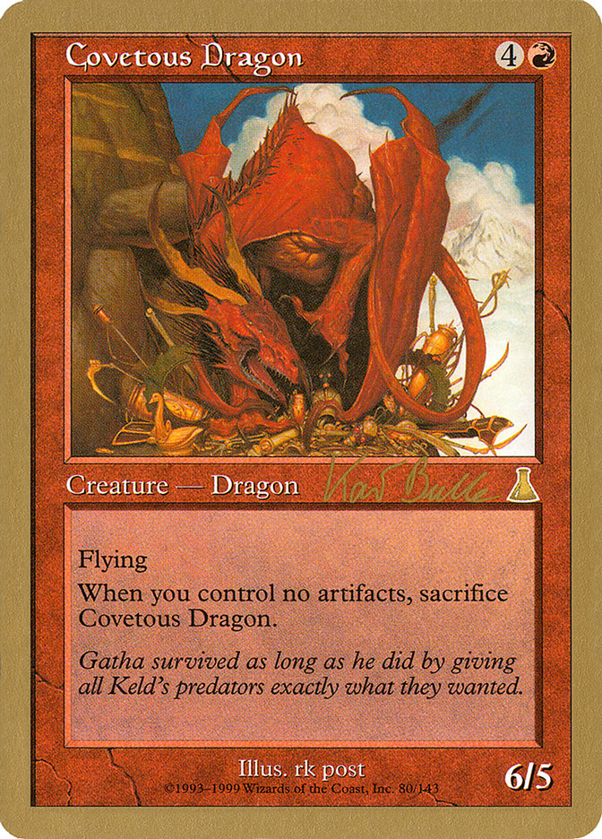 Covetous Dragon (Kai Budde) [World Championship Decks 1999] | Good Games Cannington