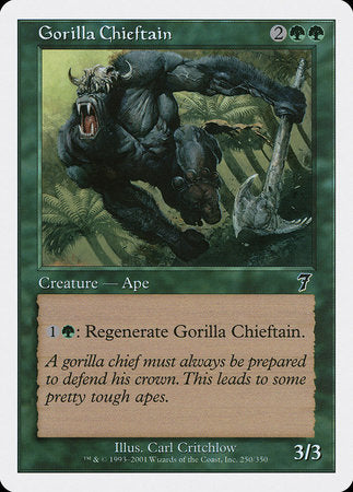 Gorilla Chieftain [Seventh Edition] | Good Games Cannington