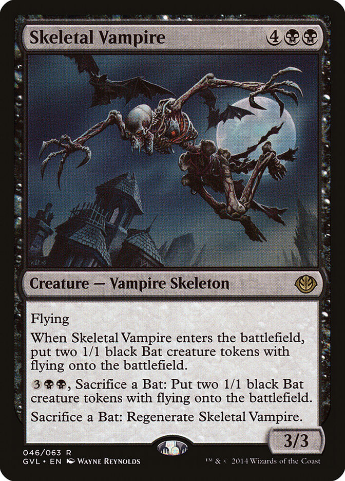 Skeletal Vampire (Garruk vs. Liliana) [Duel Decks Anthology] | Good Games Cannington