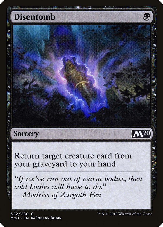Disentomb [Core Set 2020] | Good Games Cannington