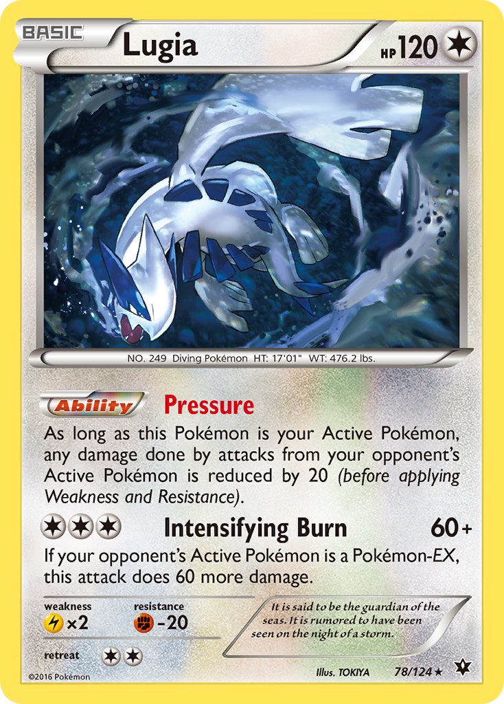 Lugia (78/124) (Theme Deck Exclusive) [XY: Fates Collide] | Good Games Cannington
