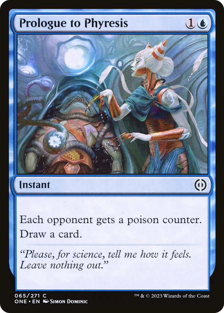 Prologue to Phyresis [Phyrexia: All Will Be One] | Good Games Cannington