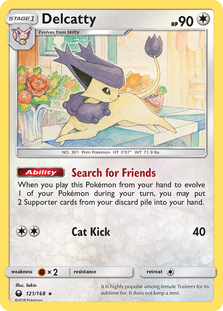 Delcatty (121/168) [Sun & Moon: Celestial Storm] | Good Games Cannington