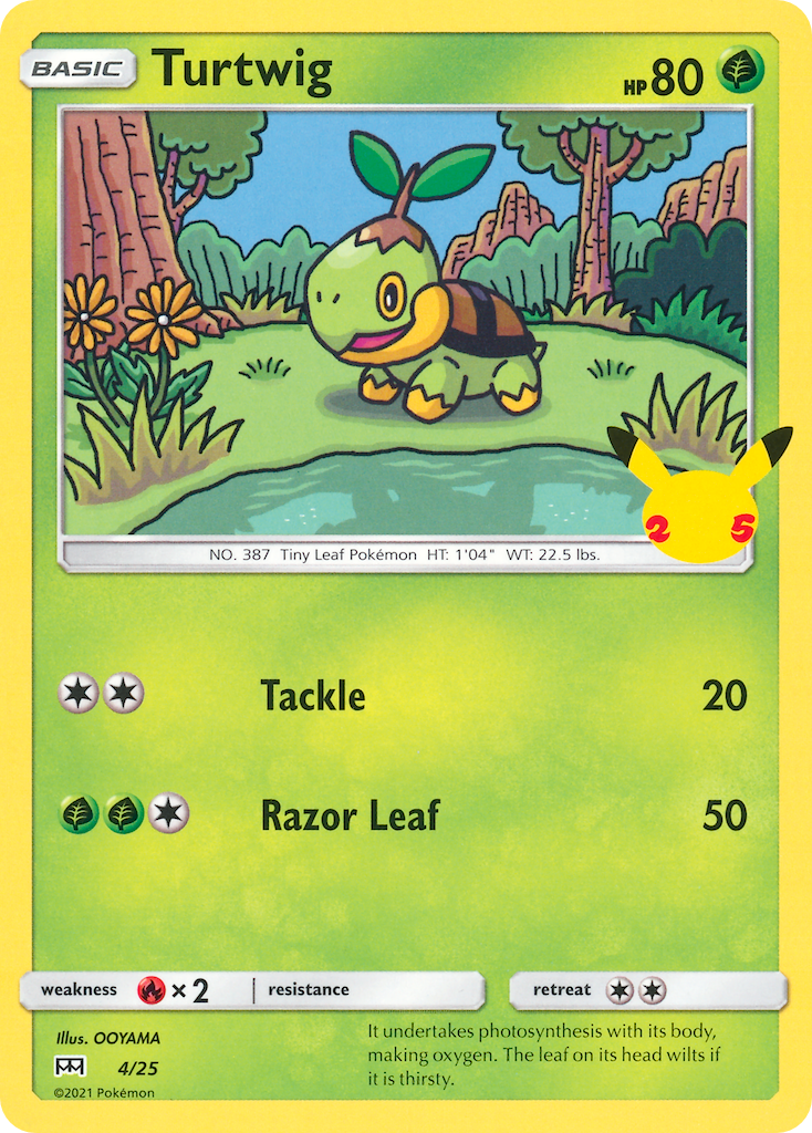 Turtwig (4/25) [McDonald's 25th Anniversary] | Good Games Cannington