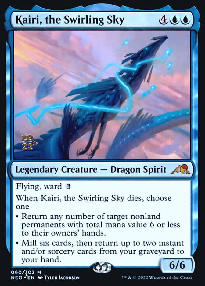Kairi, the Swirling Sky [Kamigawa: Neon Dynasty Prerelease Promos] | Good Games Cannington