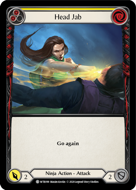 Head Jab (Yellow) [U-WTR099] (Welcome to Rathe Unlimited)  Unlimited Rainbow Foil | Good Games Cannington