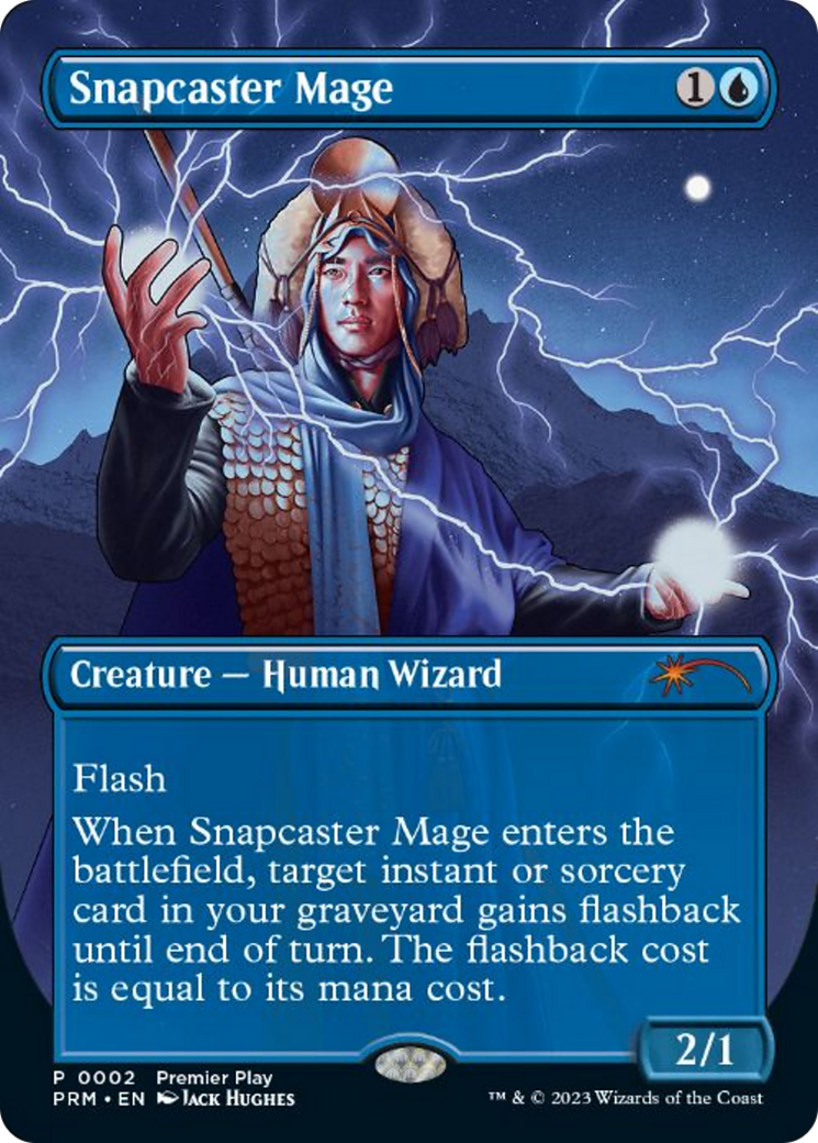 Snapcaster Mage (Borderless Alternate Art) [Regional Championship Qualifiers 2023] | Good Games Cannington