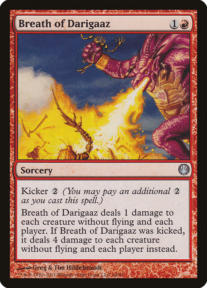Breath of Darigaaz [Duel Decks: Knights vs. Dragons] | Good Games Cannington