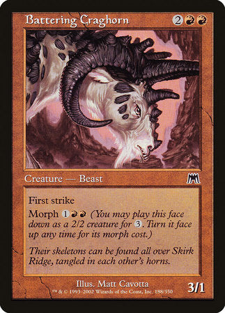 Battering Craghorn [Onslaught] | Good Games Cannington